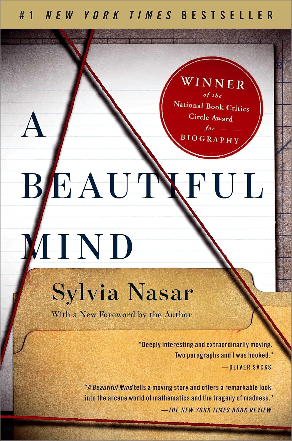 A Beautiful Mind by Sylvia Nasar book cover