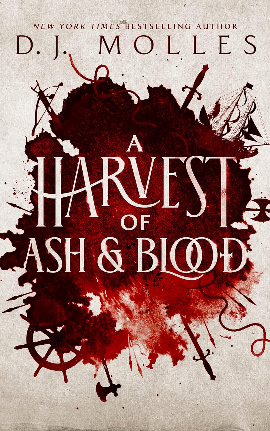 A Harvest of Ash & Blood by D. J. Molles book cover