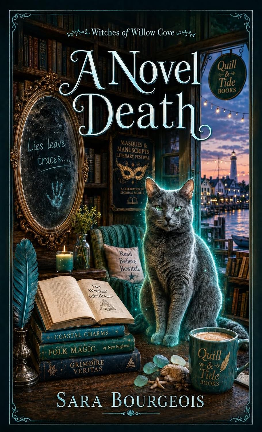 A Novel Death by Sara Bourgeois book cover