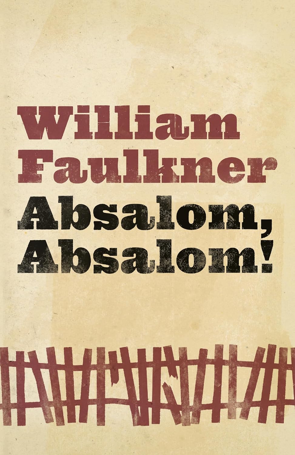 Absalom, Absalom! by William Faulkner book cover