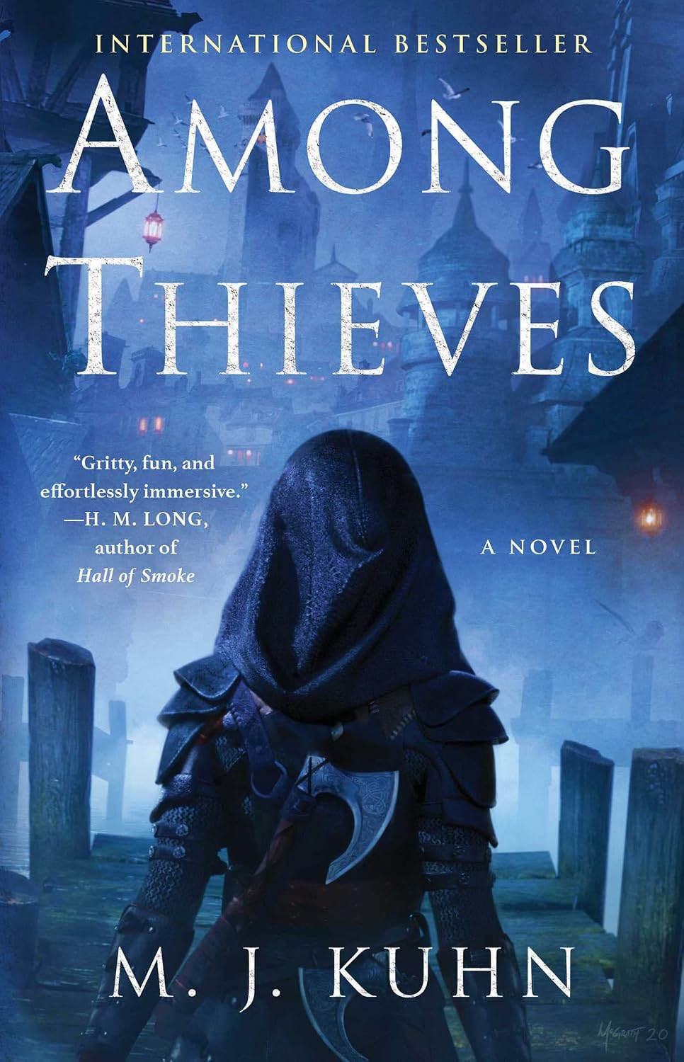 Among Thieves by M.J. Kuhn book cover