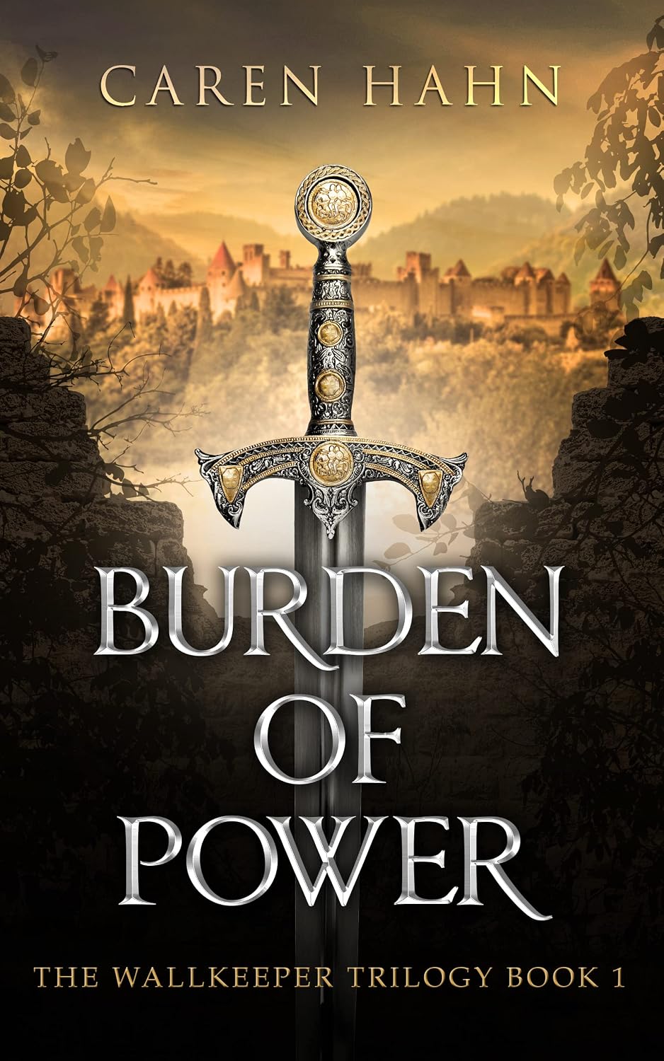 Burden of Power by Caren Hahn book cover