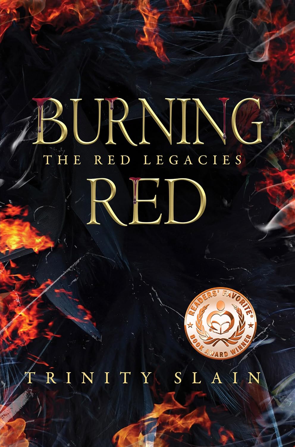 Burning Red by Trinity Slain book cover