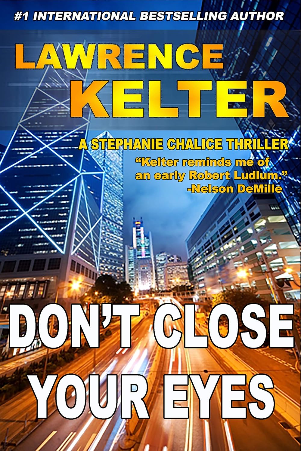 Don’t Close Your Eyes by Lawrence Kelter book cover