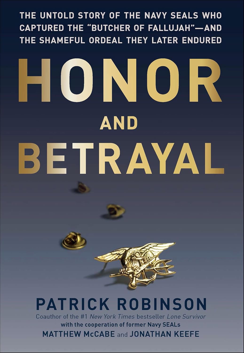 Honor and Betrayal by Patrick Robinson book cover