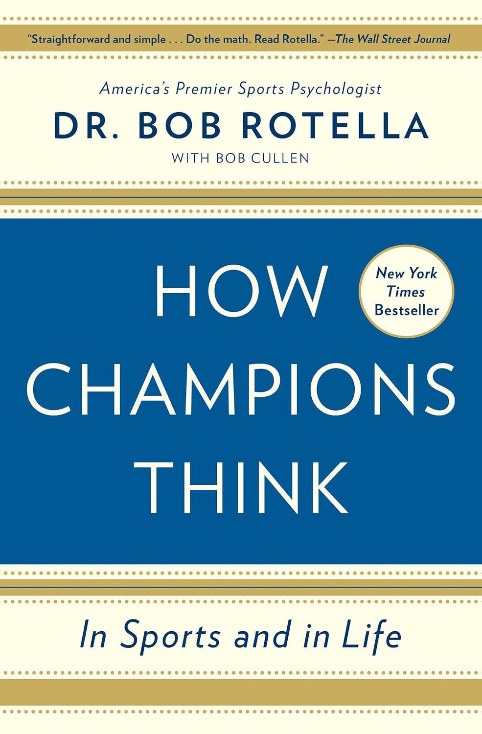 How Champions Think by Bob Rotella book cover
