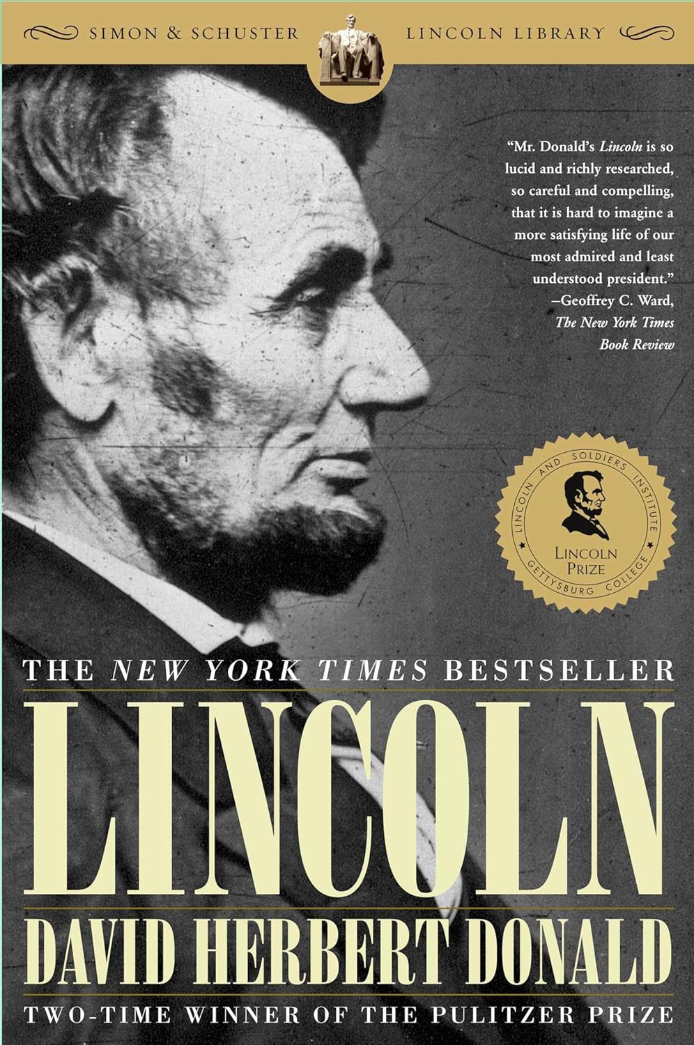 Lincoln by David Herbert Donald book cover