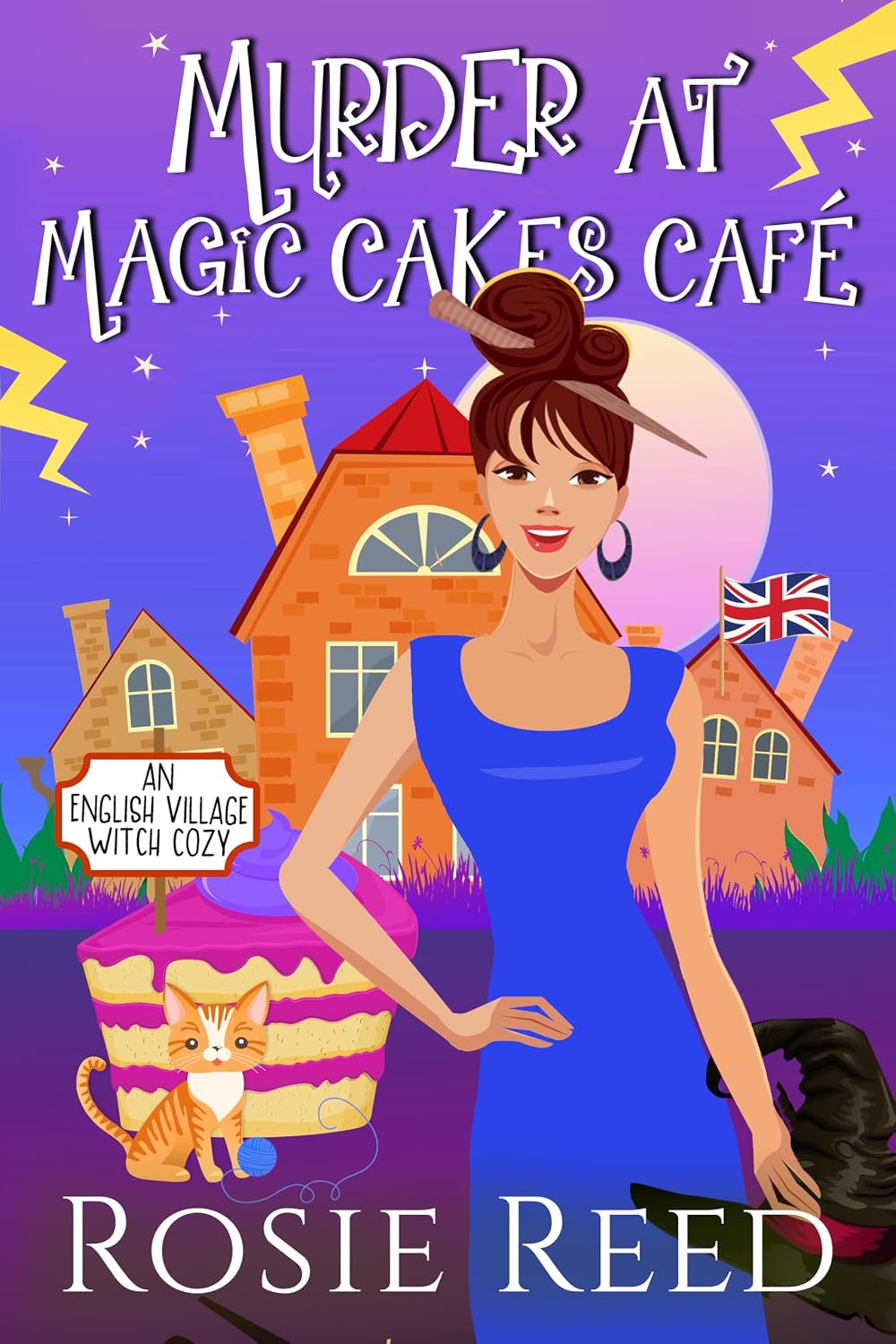Murder at Magic Cakes Café by Rosie Reed book cover