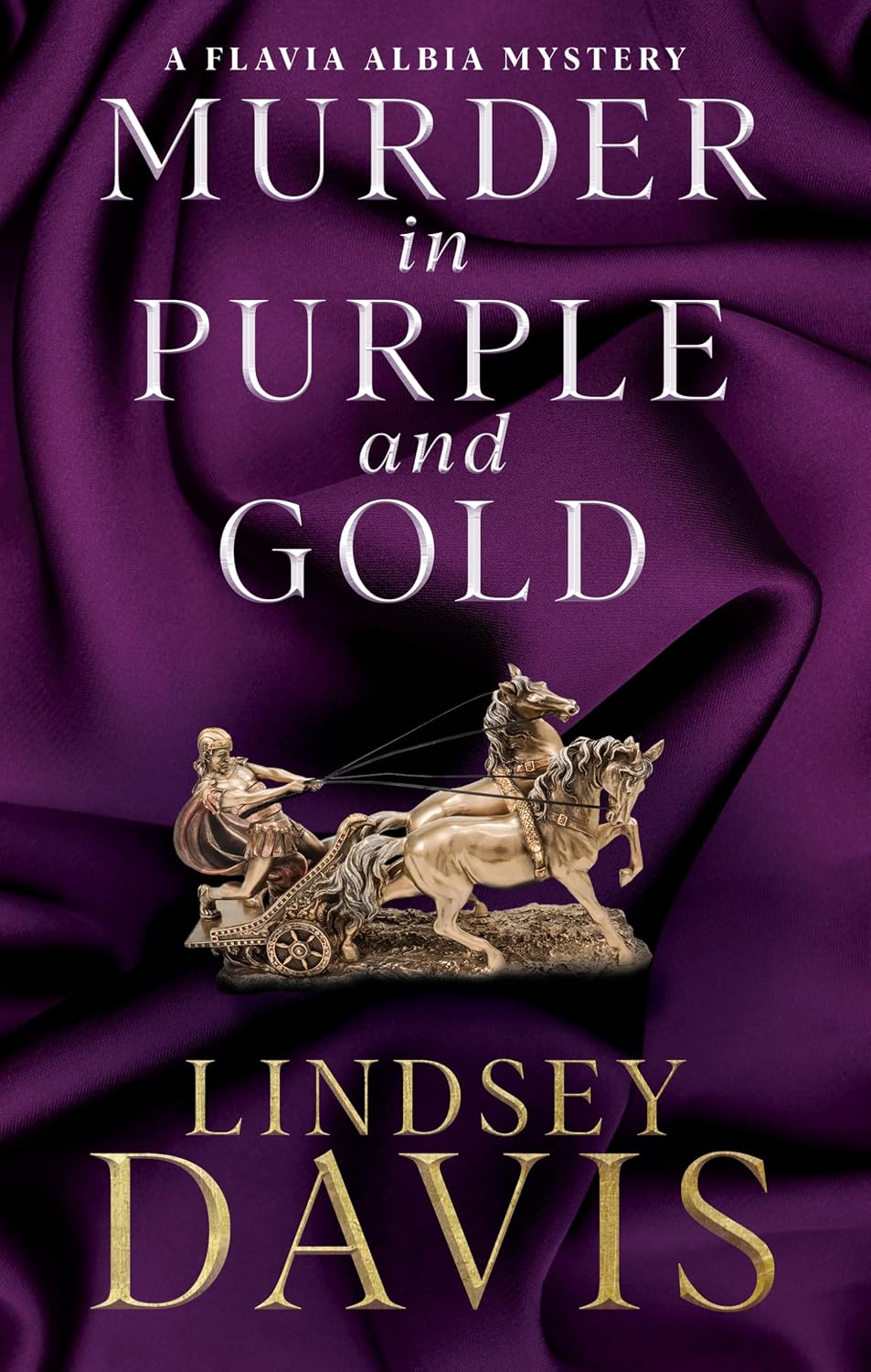 Murder in Purple and Gold by Lindsey Davis book cover