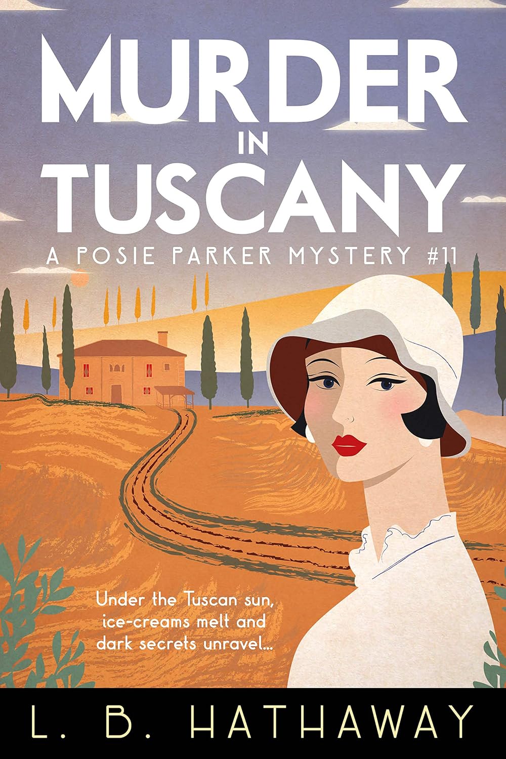 Murder in Tuscany by L.B. Hathaway book cover