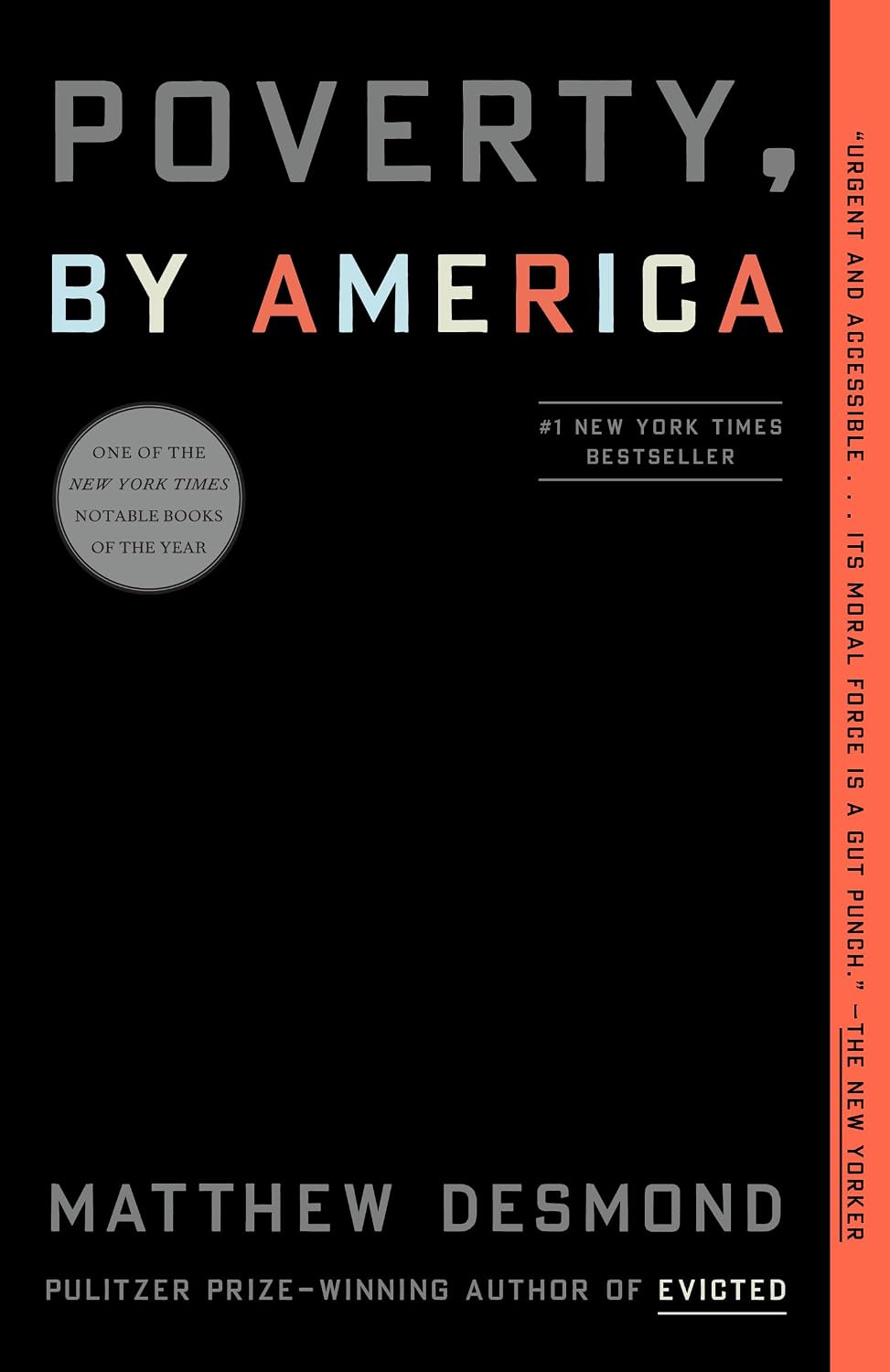 Poverty, by America by Matthew Desmond book cover