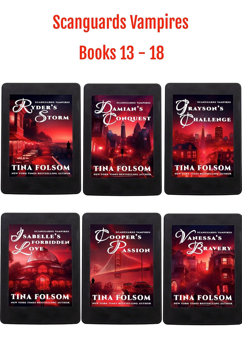 Scanguards Vampires (Books 13–18) by Tina Folsom book cover