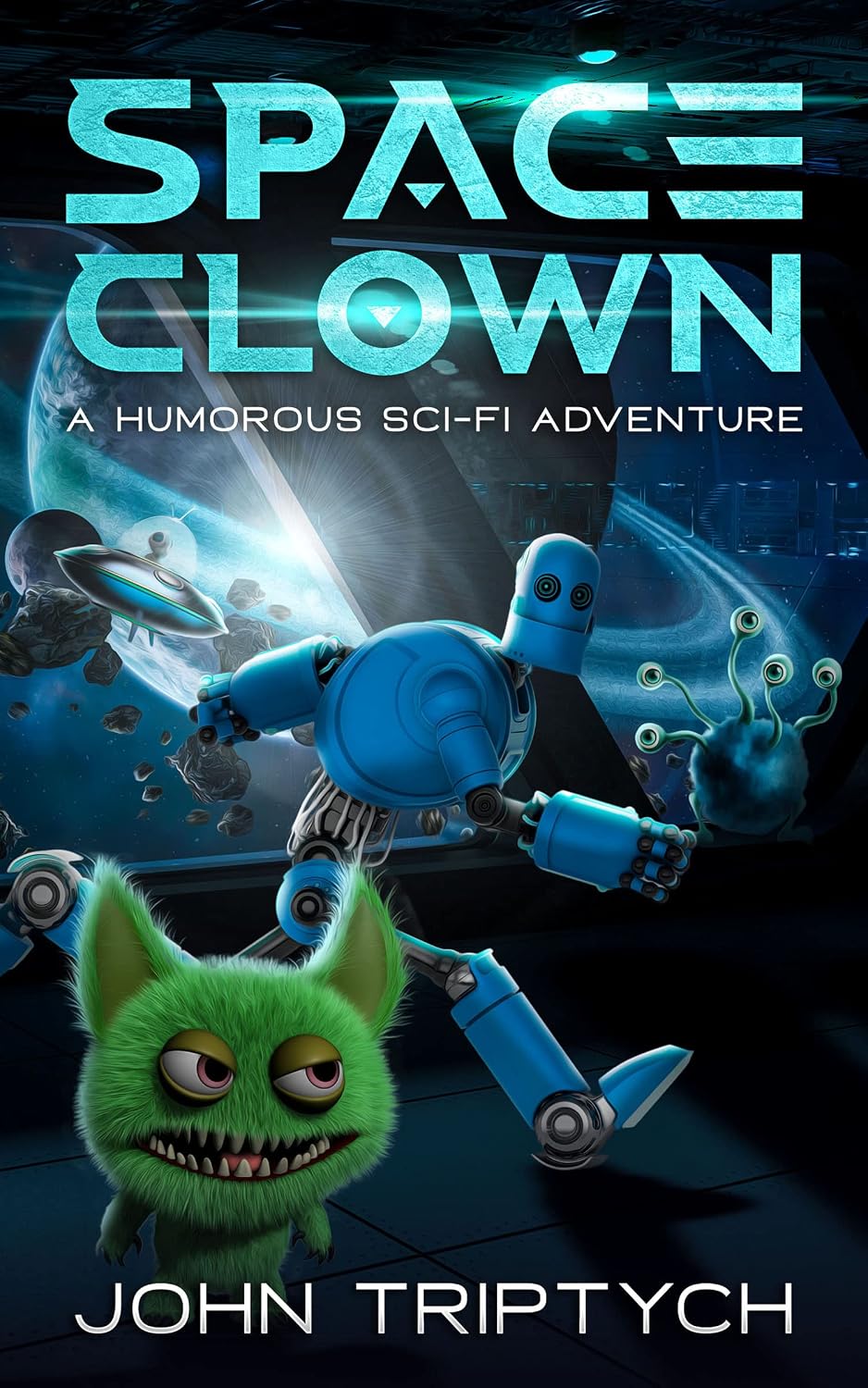 Space Clown by John Triptych book cover