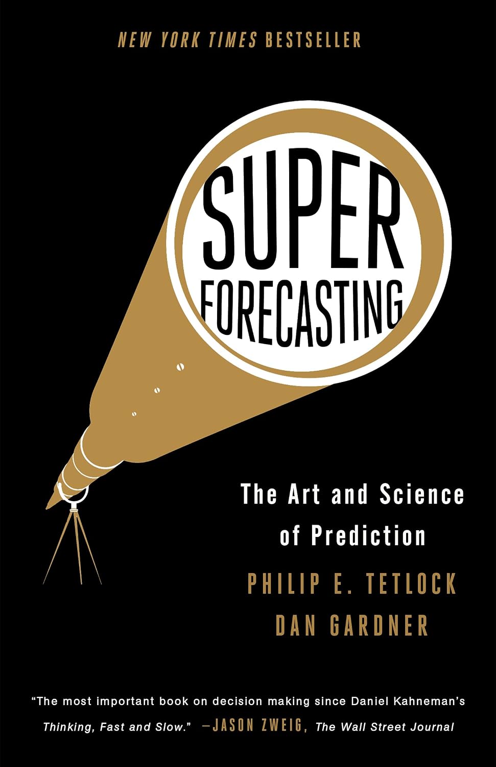 Superforecasting by Philip Tetlock book cover