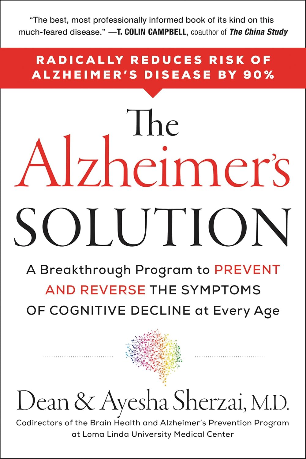 The Alzheimer’s Solution by Dean Sherzai book cover