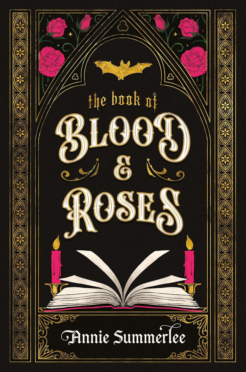 The Book of Blood & Roses by Annie Summerlee book cover