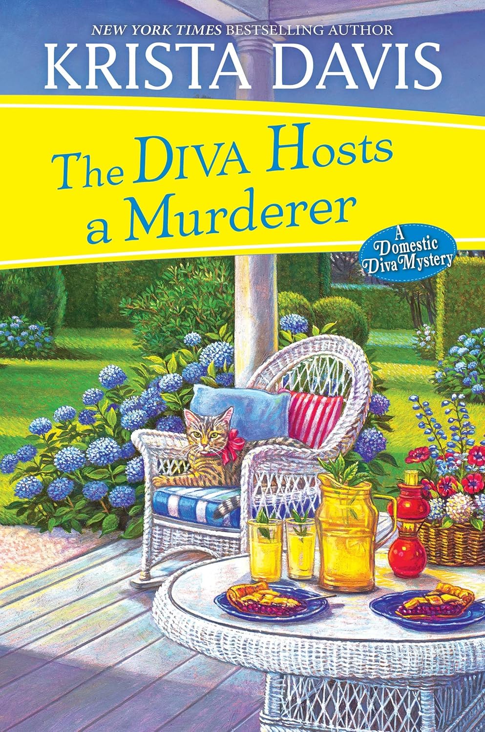 The Diva Hosts a Murderer by Krista Davis book cover