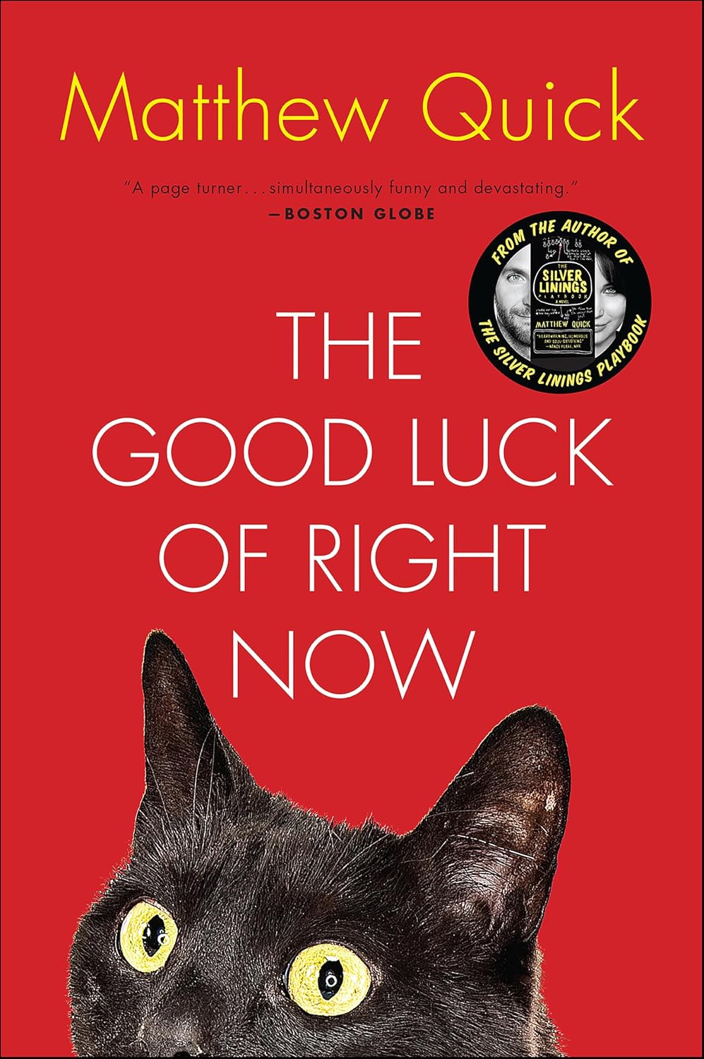The Good Luck of Right Now by Matthew Quick book cover
