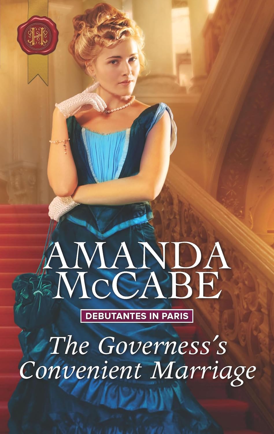 The Governess’s Convenient Marriage by Amanda McCabe book cover