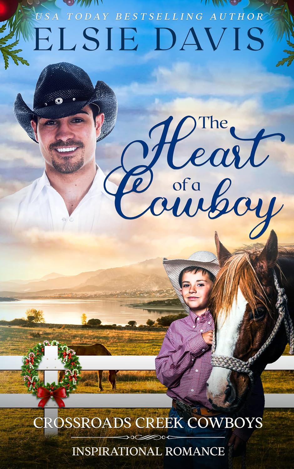 The Heart of a Cowboy by Elsie Davis book cover