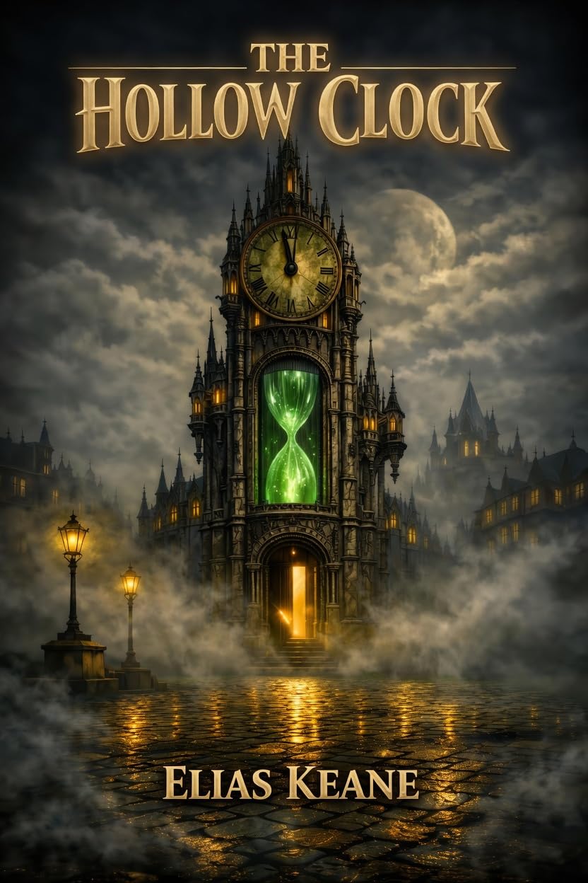 The Hollow Clock by Elias Keane book cover
