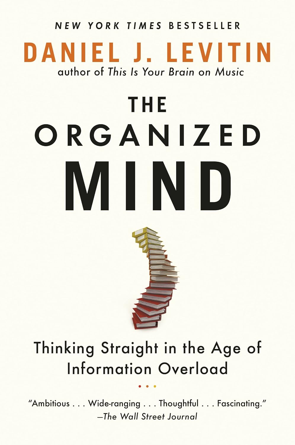 The Organized Mind by Daniel J. Levitin book cover
