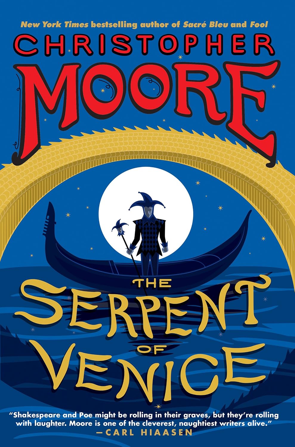 The Serpent of Venice by Christopher Moore book cover