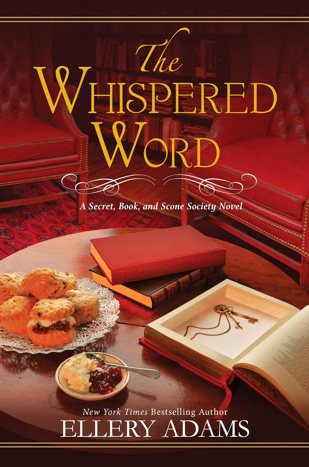The Whispered Word by Ellery Adams book cover