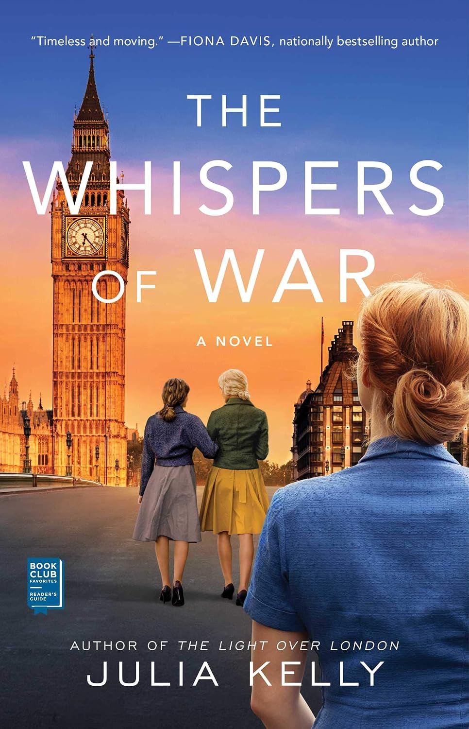 The Whispers of War by Julia Kelly book cover