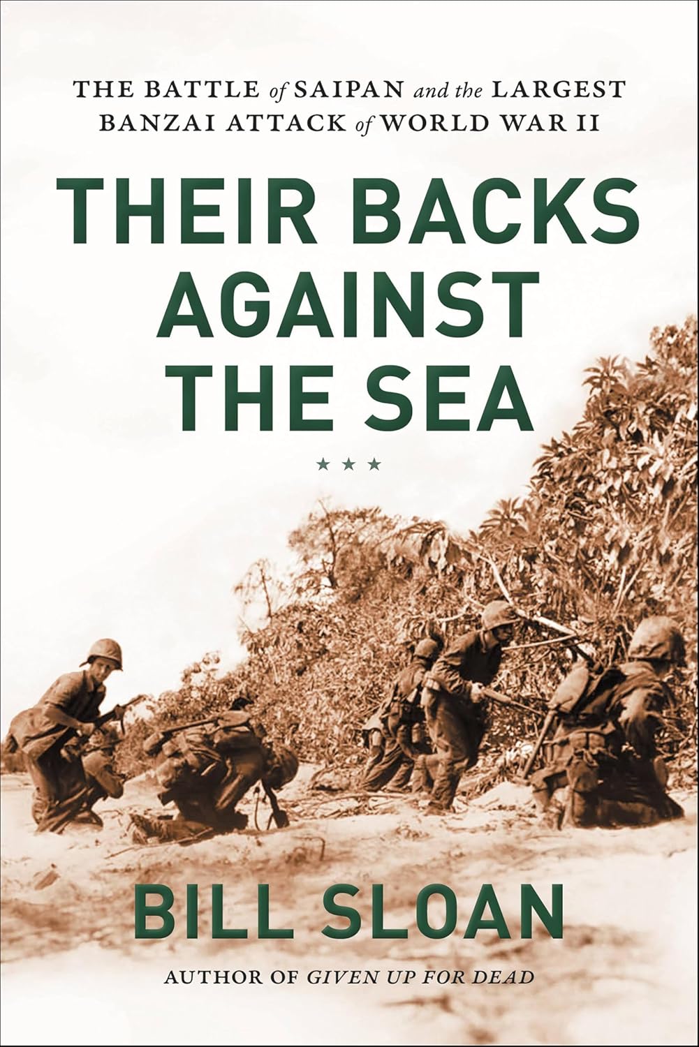 Their Backs Against the Sea by Bill Sloan book cover