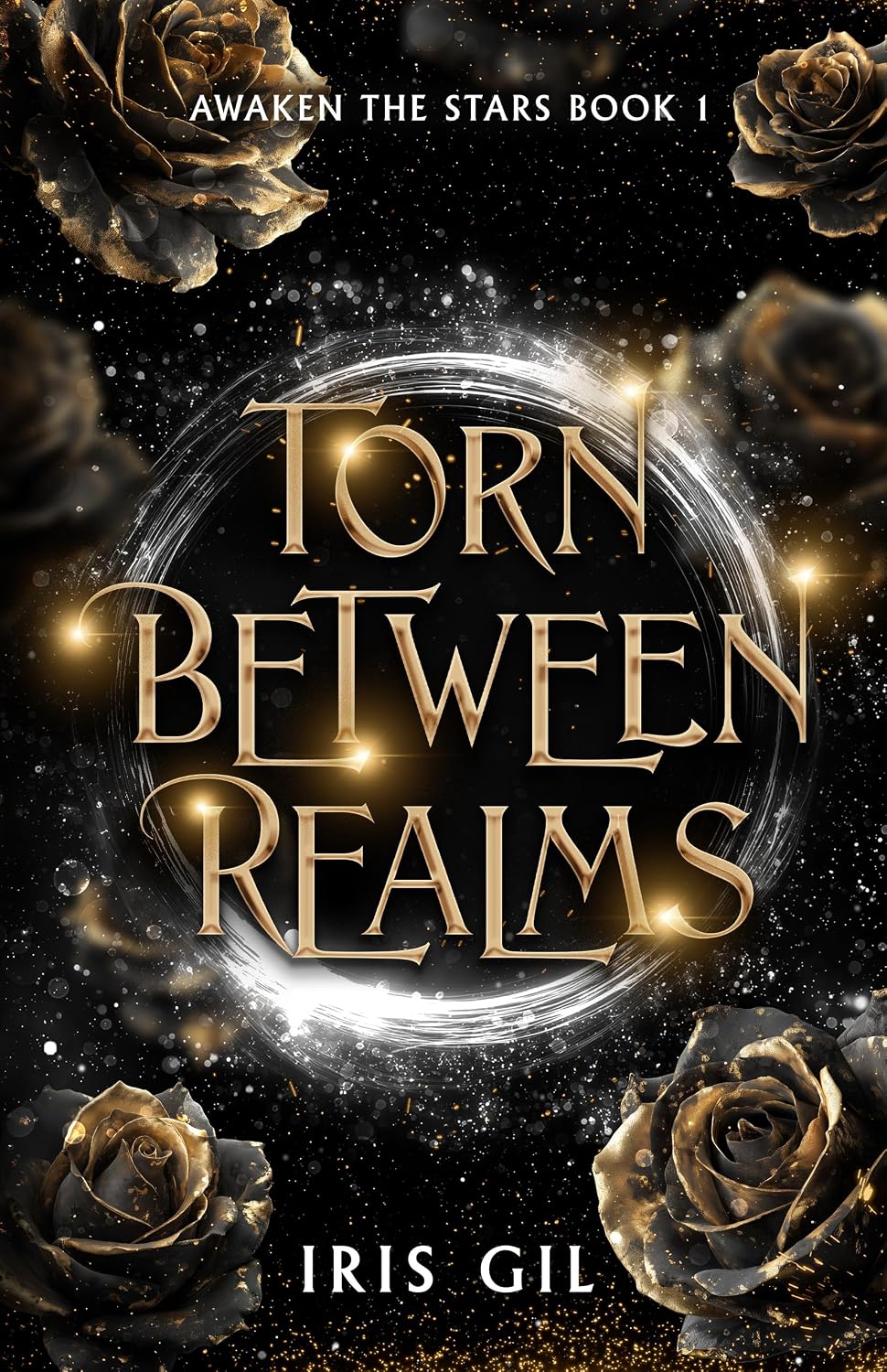 Torn Between Realms by Iris Gil book cover