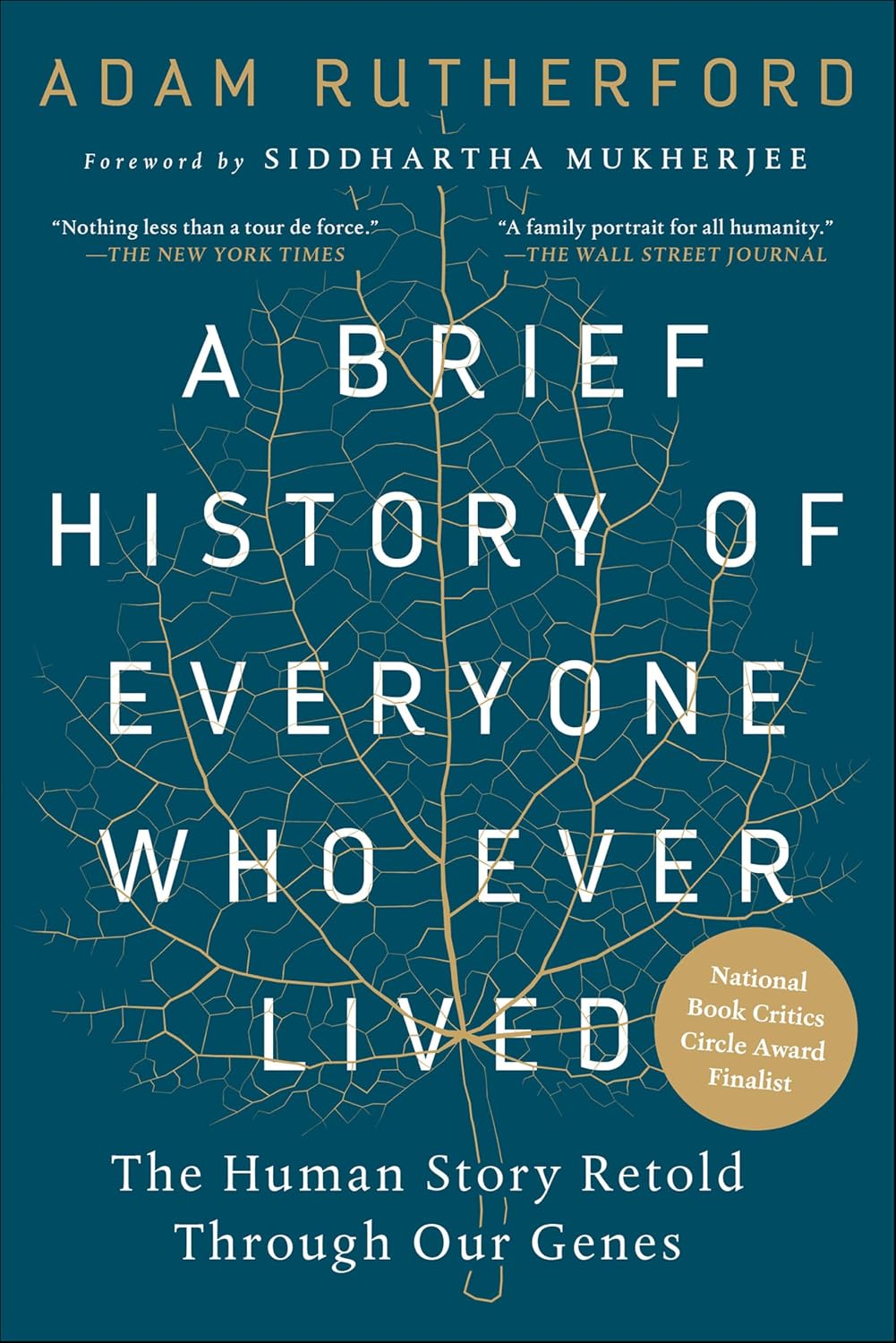 A Brief History of Everyone Who Ever Lived by Adam Rutherford book cover