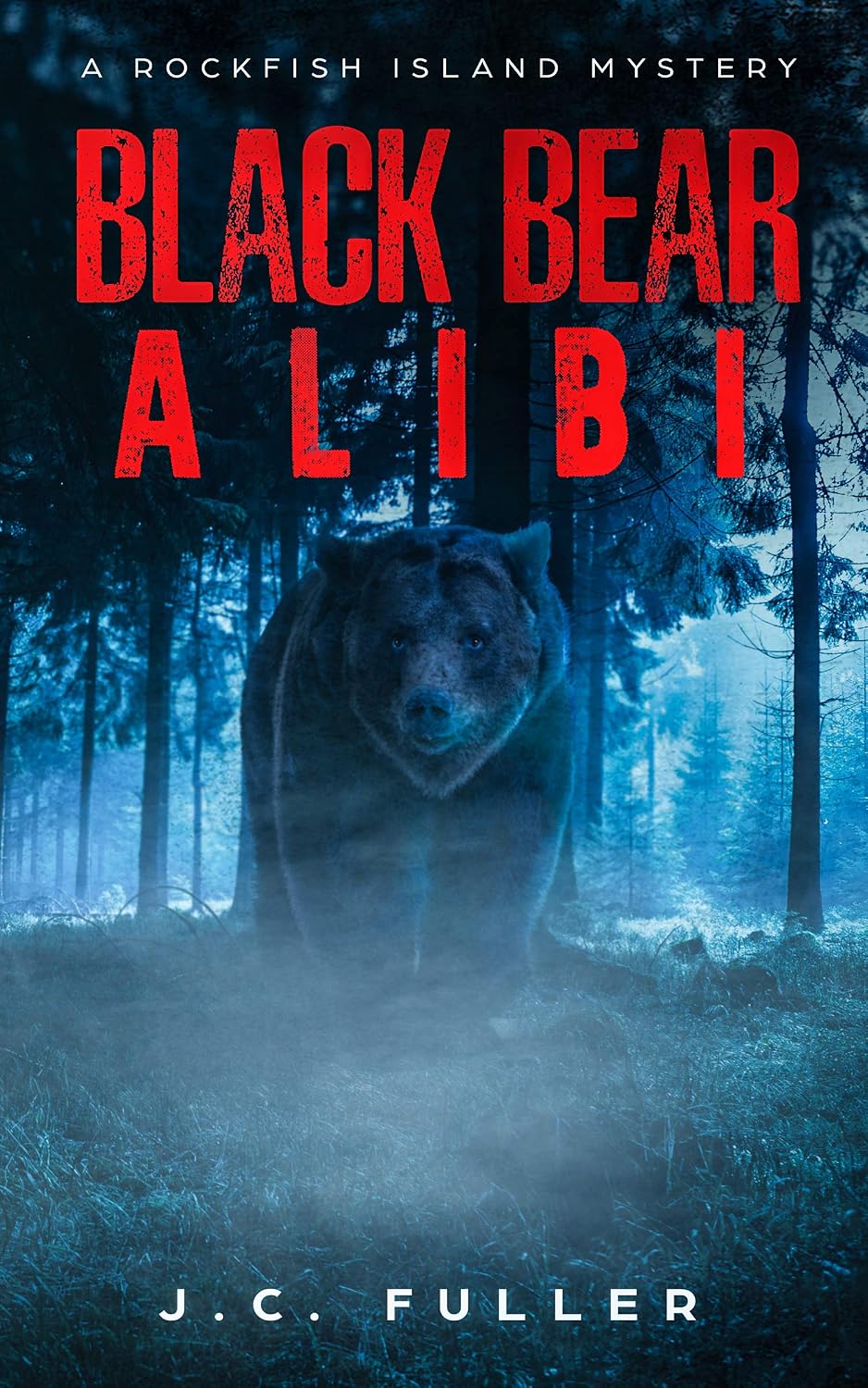 Black Bear Alibi by J.C. Fuller book cover