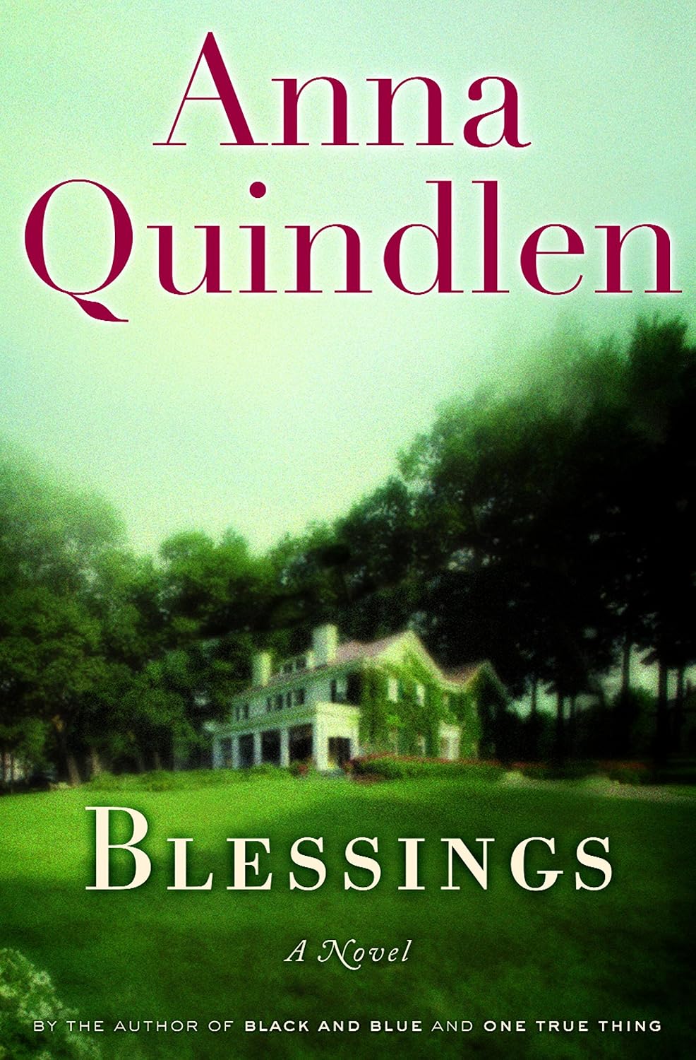 Blessings by Anna Quindlen book cover