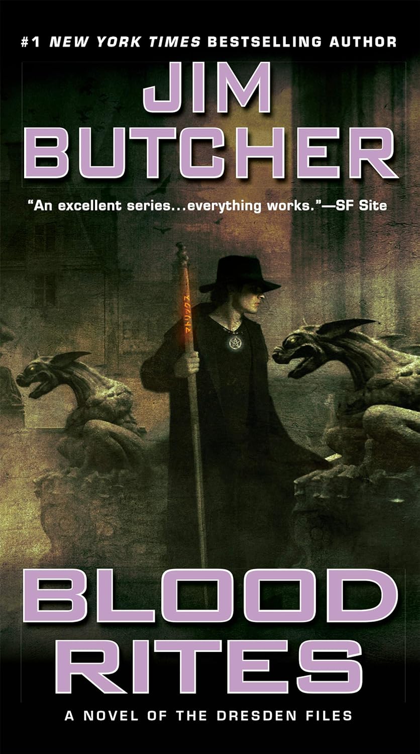Blood Rites by Jim Butcher book cover
