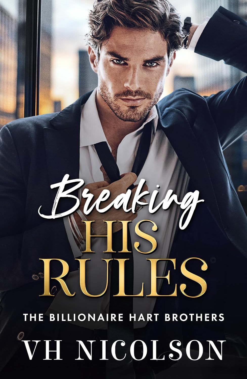Breaking His Rules by VH Nicolson book cover