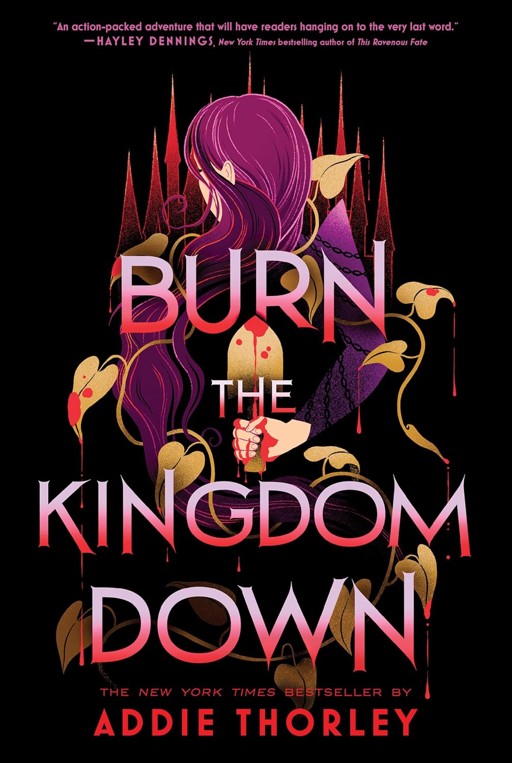 Burn the Kingdom Down by Addie Thorley book cover