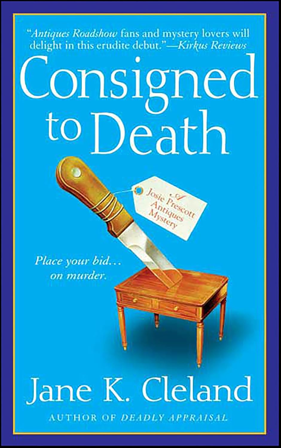 Consigned to Death by Jane K. Cleland book cover