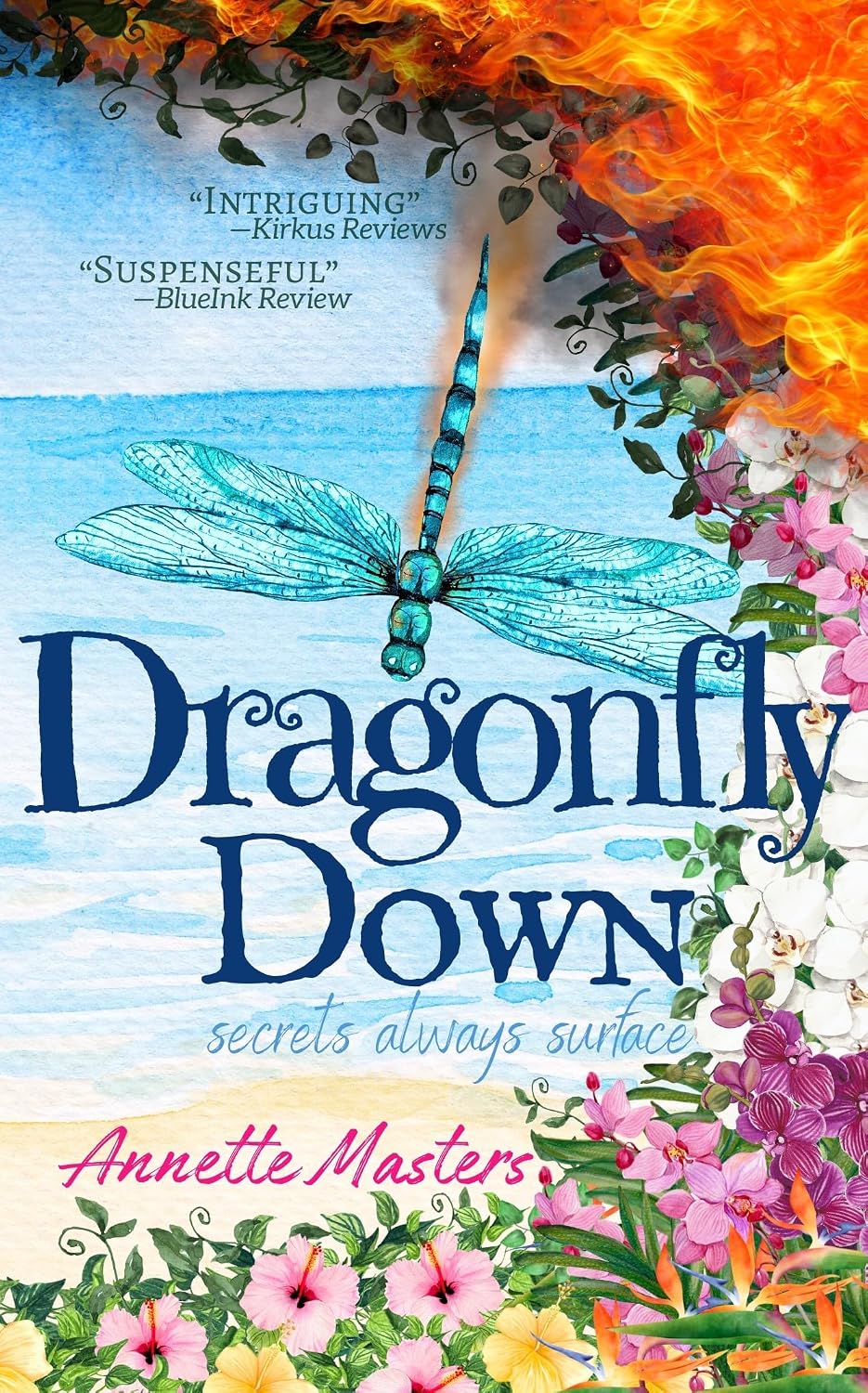 Dragonfly Down by Annette Masters book cover
