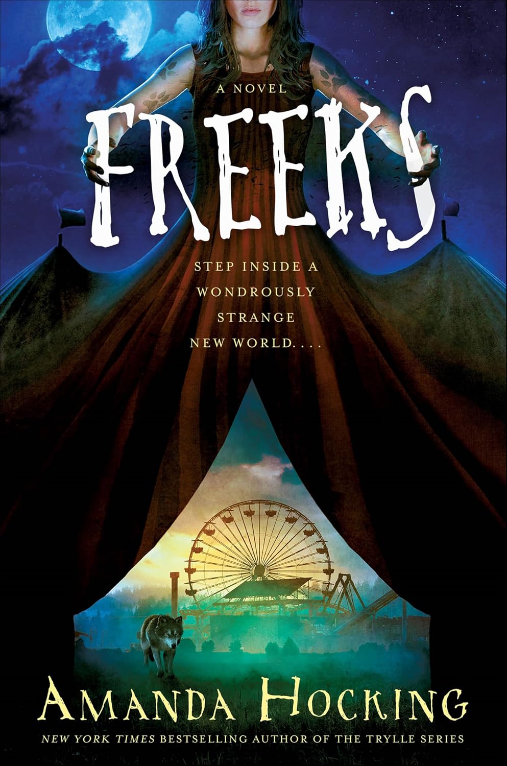 Freeks by Amanda Hocking book cover