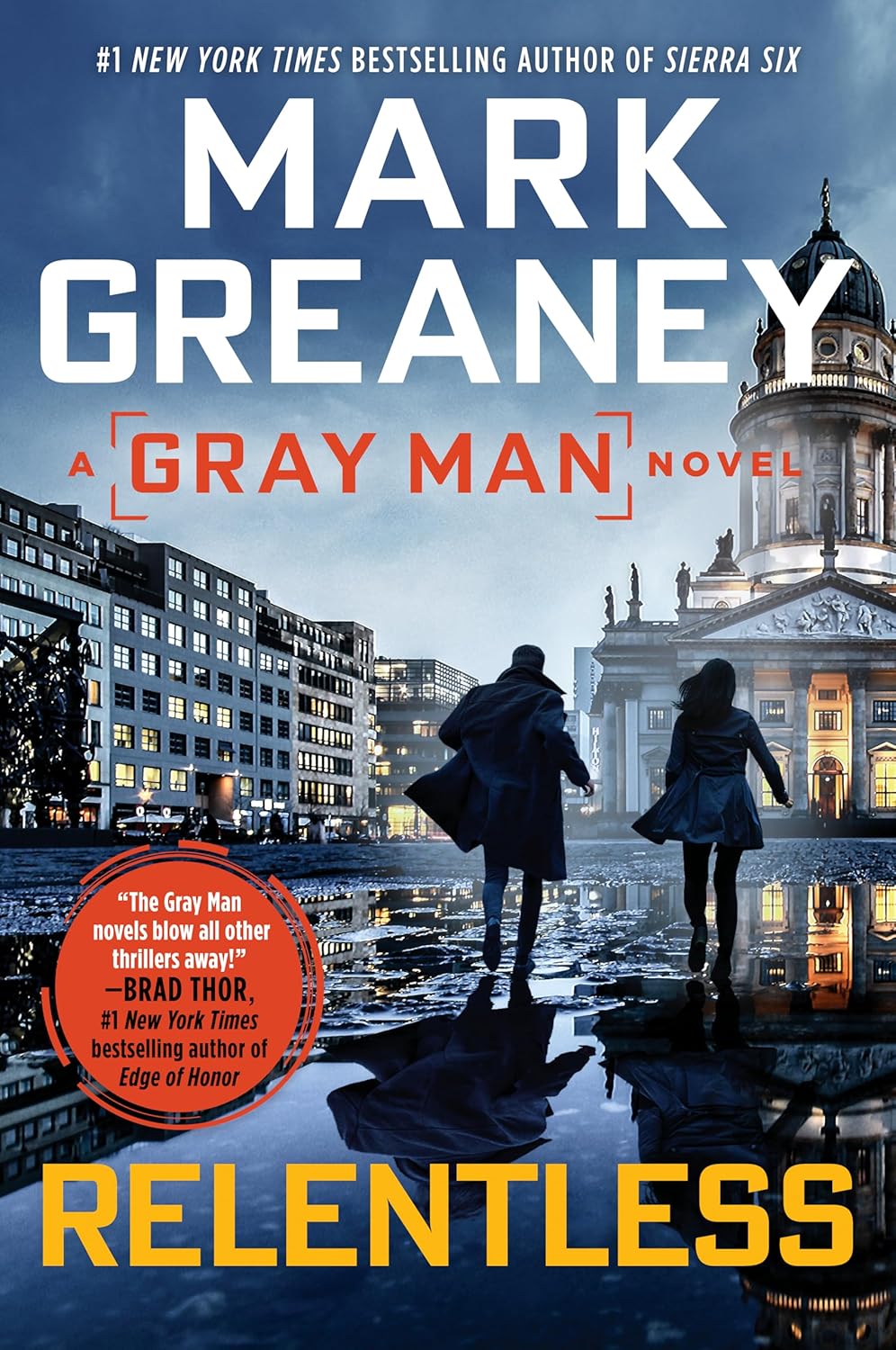 Relentless by Mark Greaney book cover