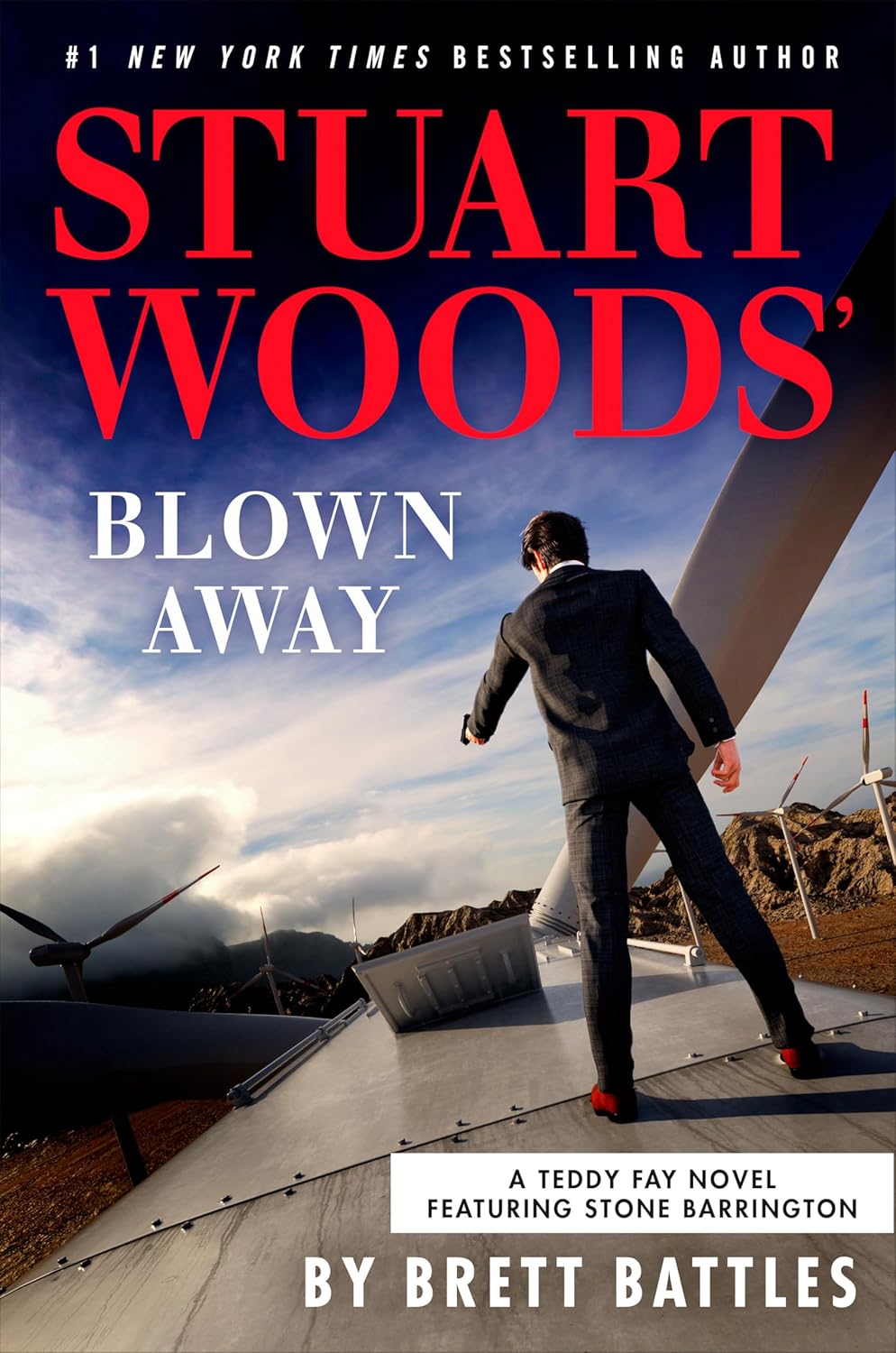 Stuart Woods’ Blown Away by Brett Battles book cover
