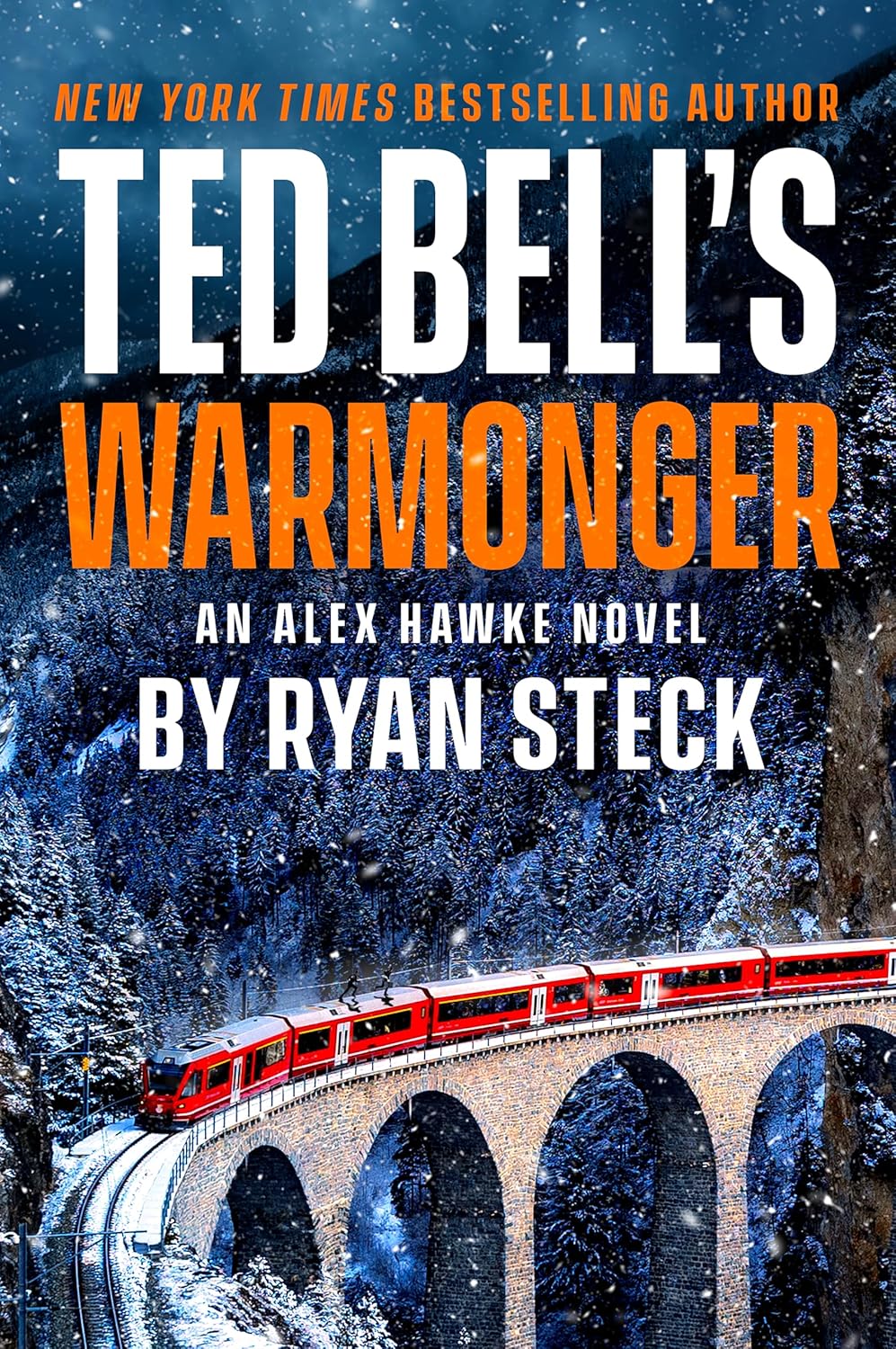 Ted Bell’s Warmonger by Ryan Steck book cover
