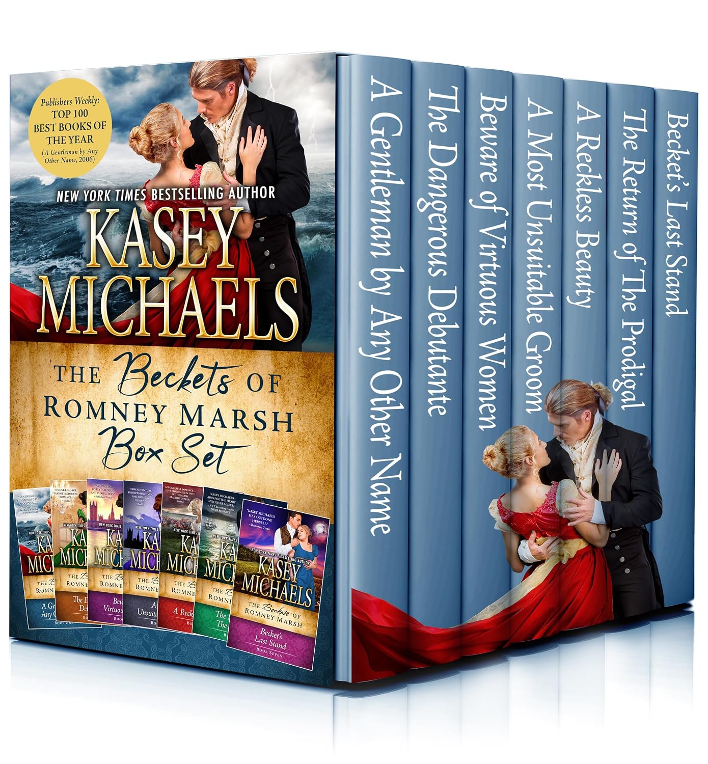 The Beckets of Romney Marsh (Boxed Set) by Kasey Michaels book cover