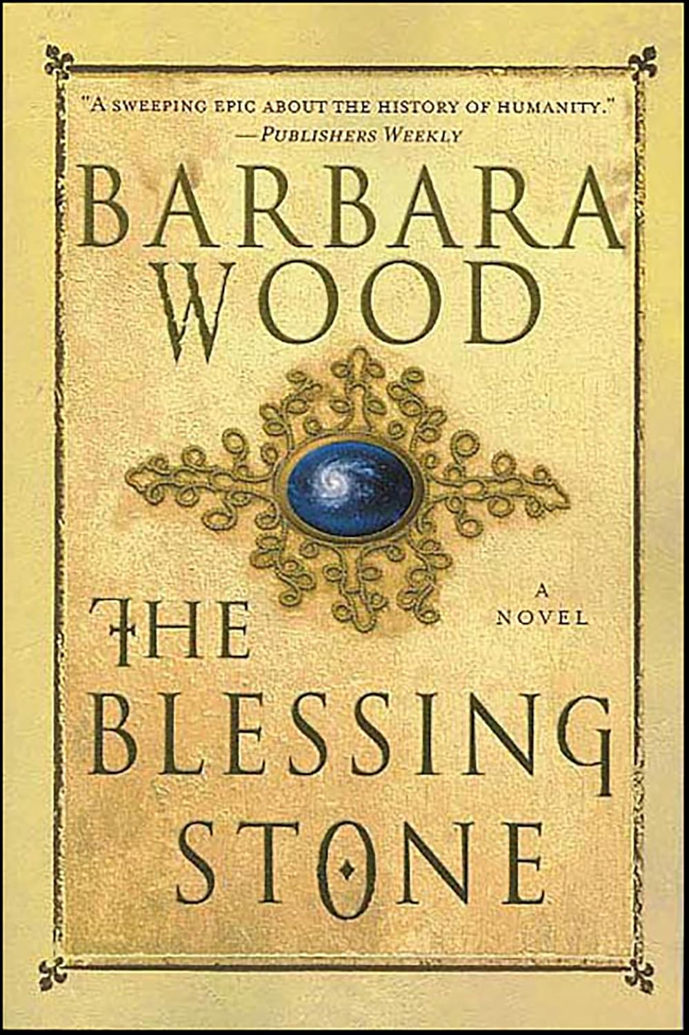 The Blessing Stone by Barbara Wood book cover