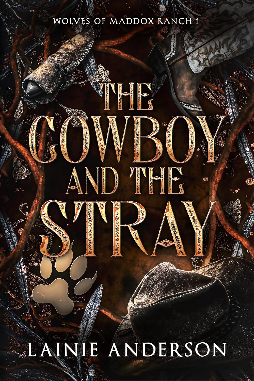 The Cowboy and the Stray by Lainie Anderson book cover