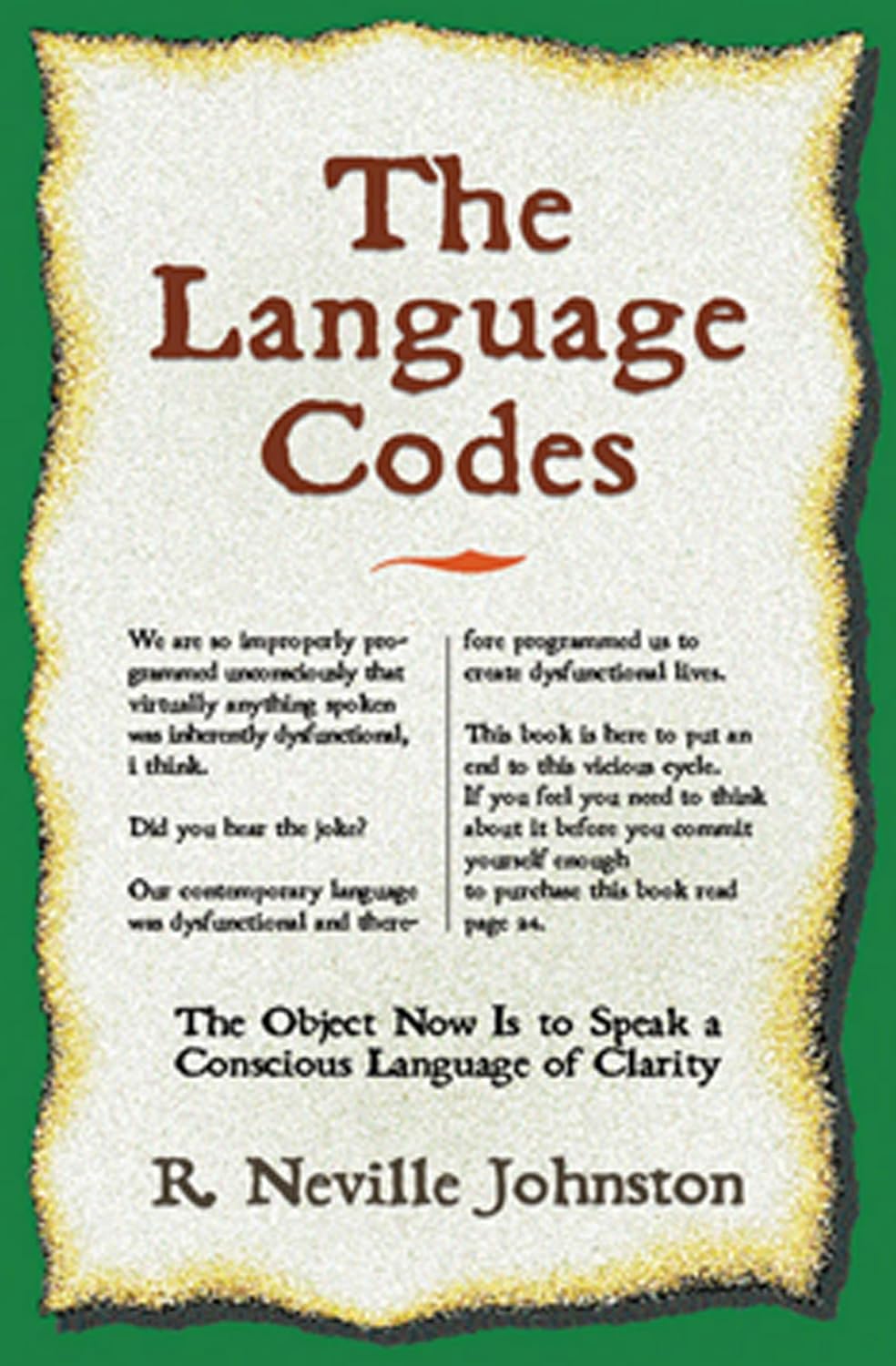 The Language Codes by R. Neville Johnston book cover