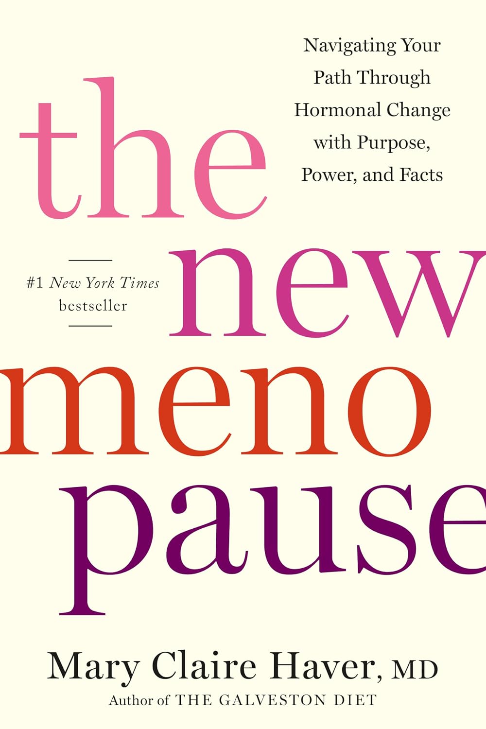 The New Menopause by Mary Claire Haver book cover