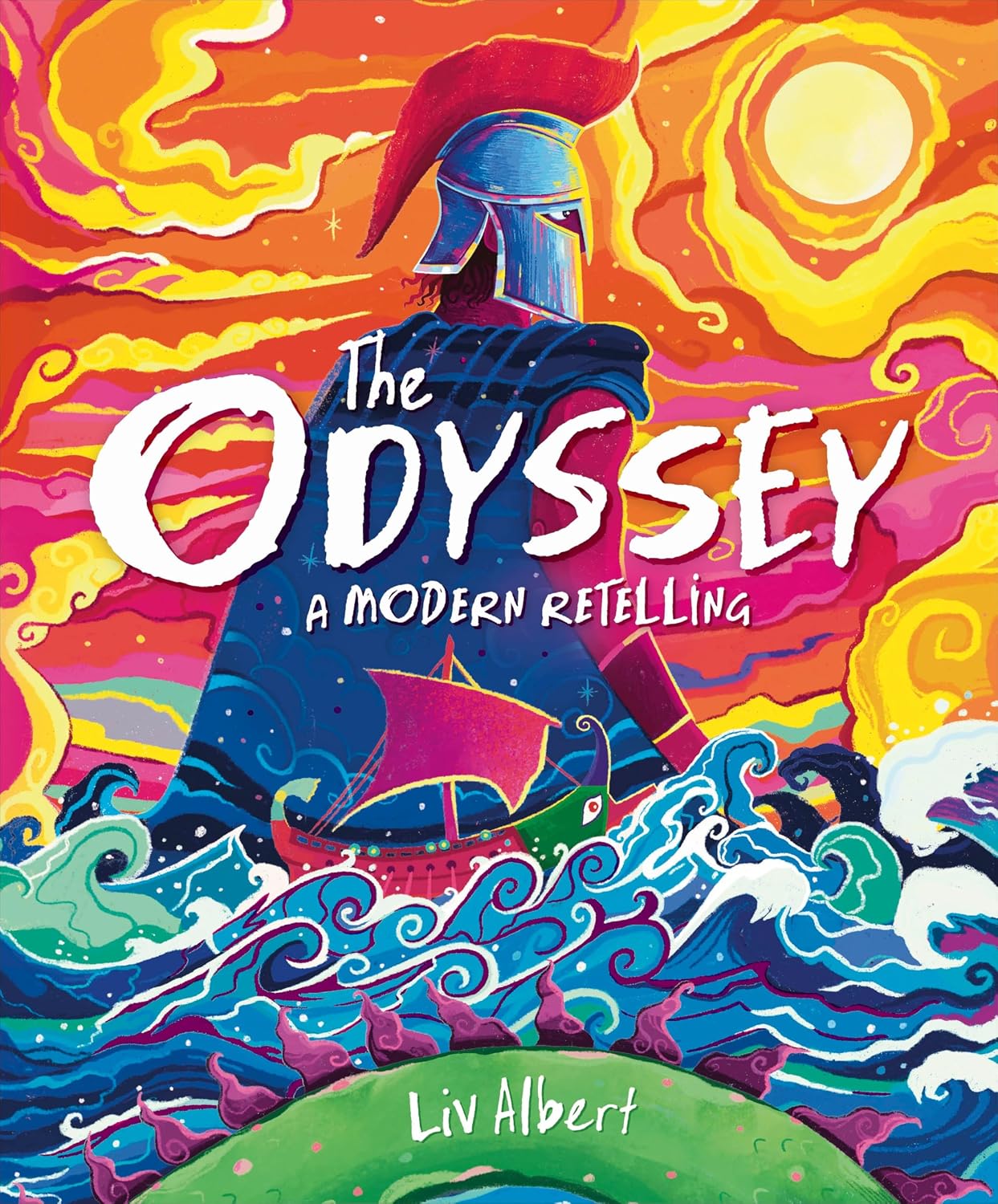 The Odyssey: A Modern Retelling by Liv Albert book cover