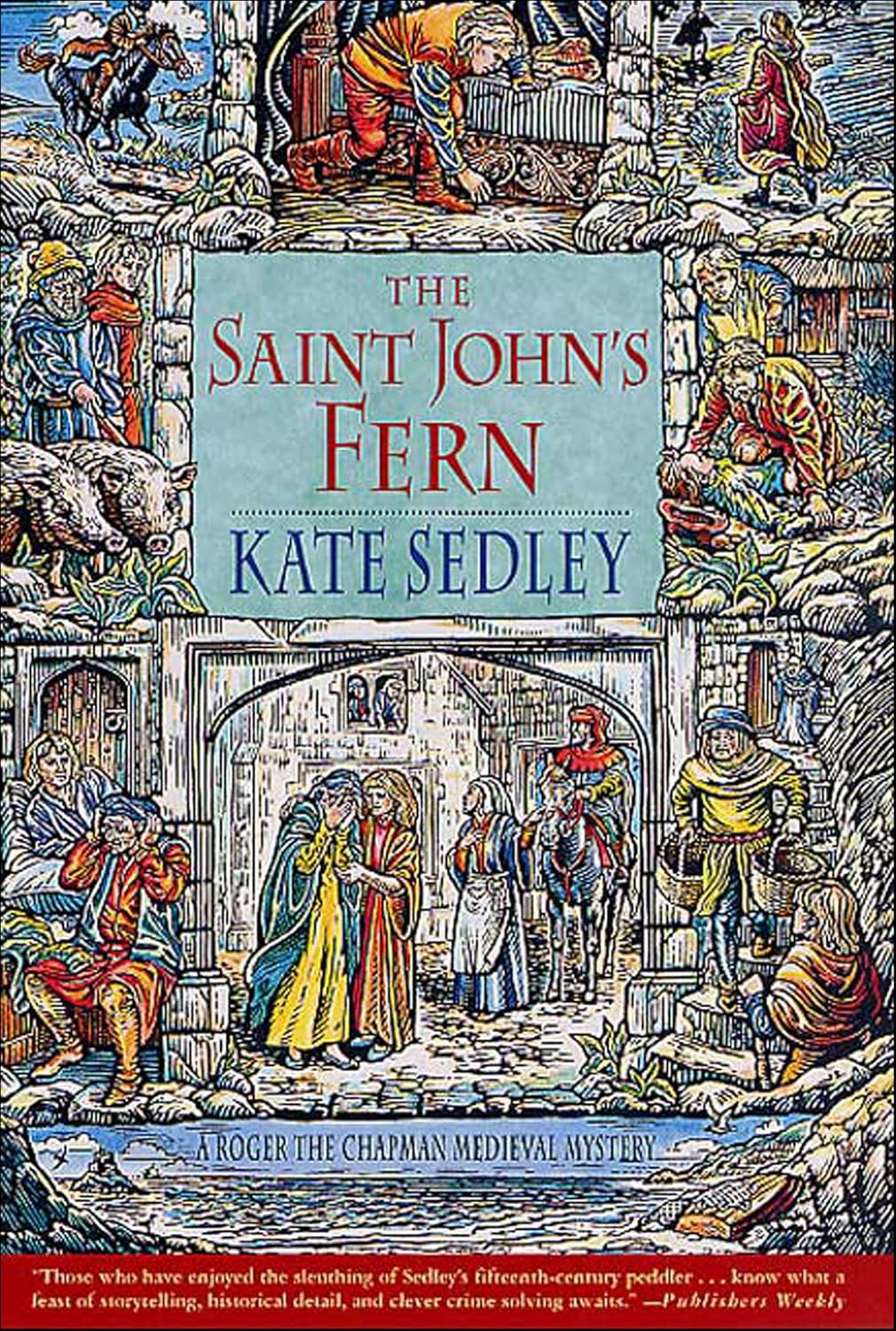 The Saint John’s Fern by Kate Sedley book cover